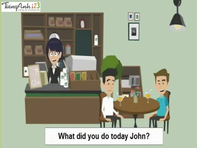 Bài 4: What did you do today John?